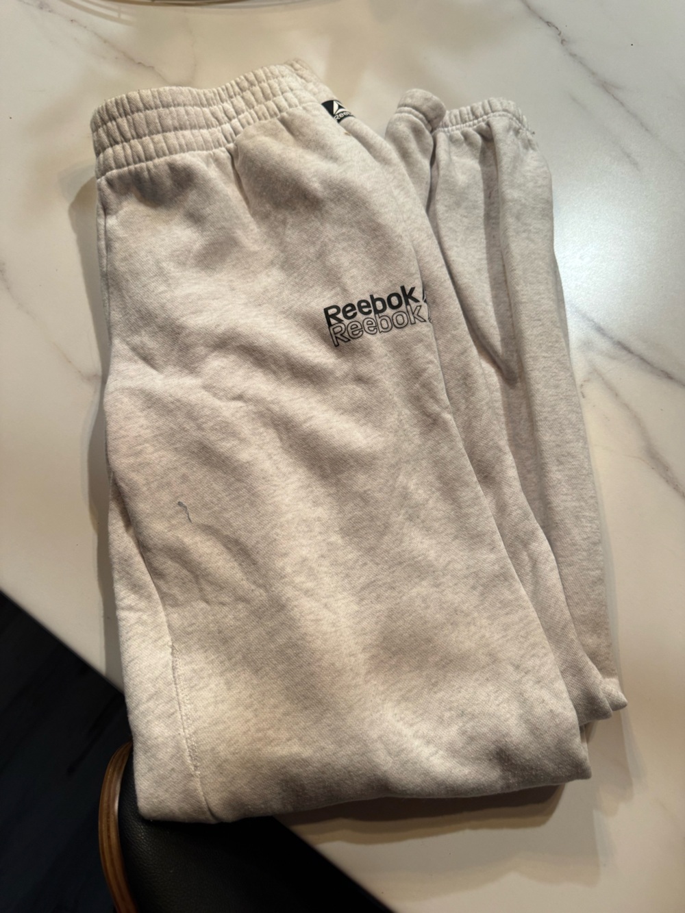 Reebok Gray Logo Sweatpants